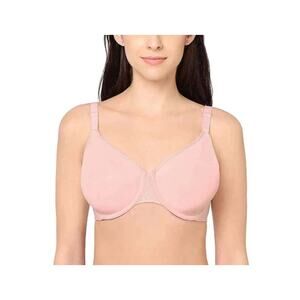 Wacoal Women's Pink Back Appeal Minimizer Non-Padded Wired Full Cup Bra Size 34G